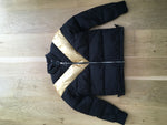 GUESS Black & Gold Puffer Jacket Girls Size 14 years children