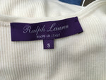 Ralph Lauren Purple Label Tank Top Slim Fit TOP Size S Small Ladies
