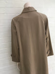 ANNE KLEIN Maxi COAT All-Weather Wool Raincoat Trench Coat  Ladies