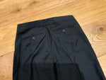 Ralph Lauren Rugby Black Wool Tuxedo Pants Trousers Size US 2 UK 6 XS ladies