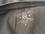 Ralph Lauren RRL Cotton T-Shirt Faded Black Canvas Womens ladies