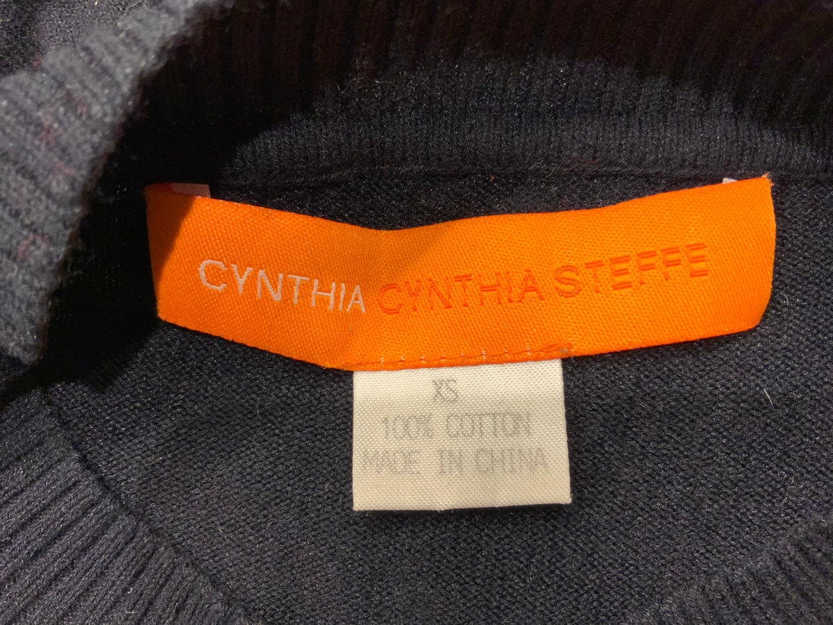 Cynthia Cynthia Steffe Crochet Top Sweater Knit Jumper Size XS ladies