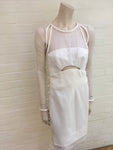 Emilio Pucci MOST WANTED White Silk Blend Lace Dress Ladies