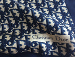CHRISTIAN DIOR Vintage Logo SCARF Stunning Silk Handrolled Ladies