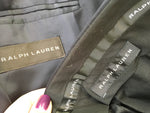 Ralph Lauren Black Label Black Wool Extrafine Suit 2 Piece Men