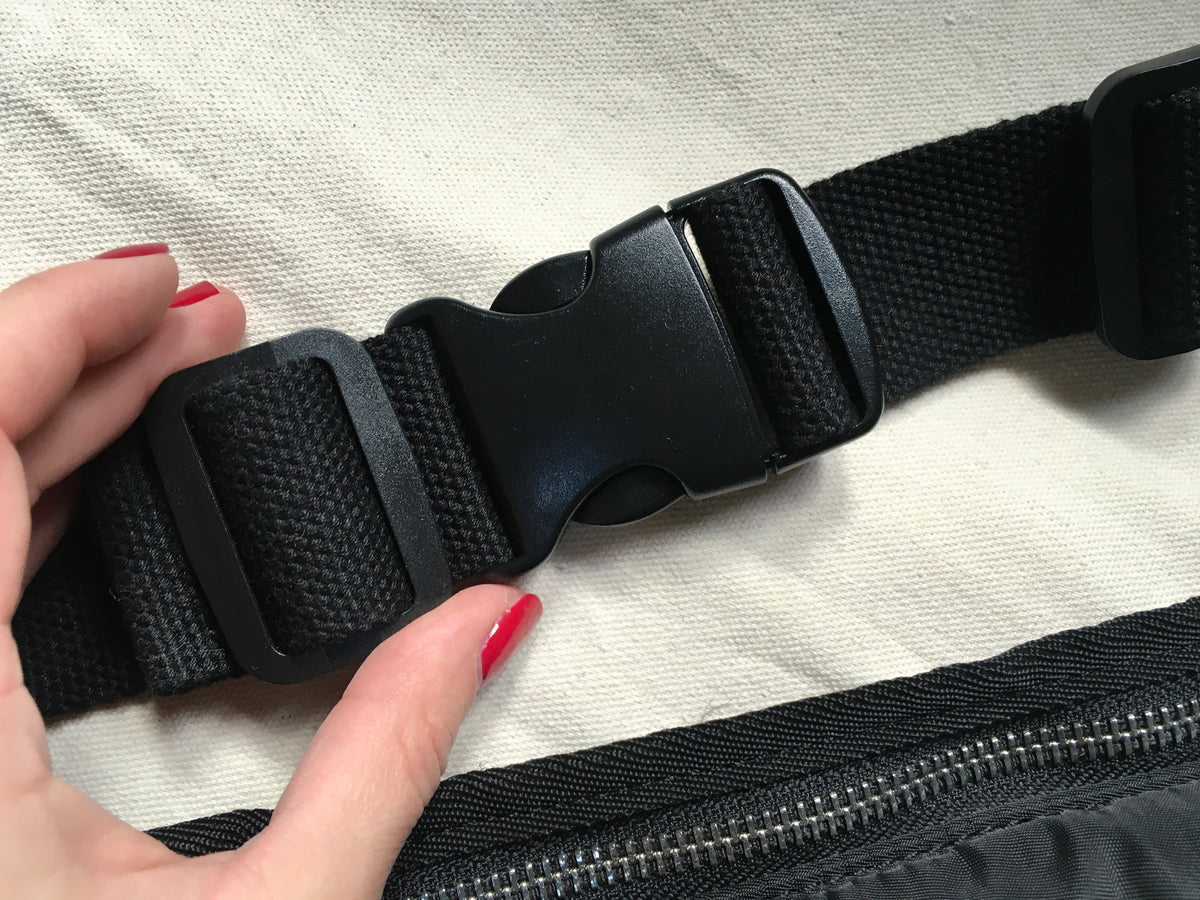 A.P.C. Lucille Leather-Trimmed Logo-Print Nylon Belt Bag Men