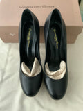 GIANVITO ROSSI black platform pumps heels Size 37.5 UK 4.5 US 7.5 ladies