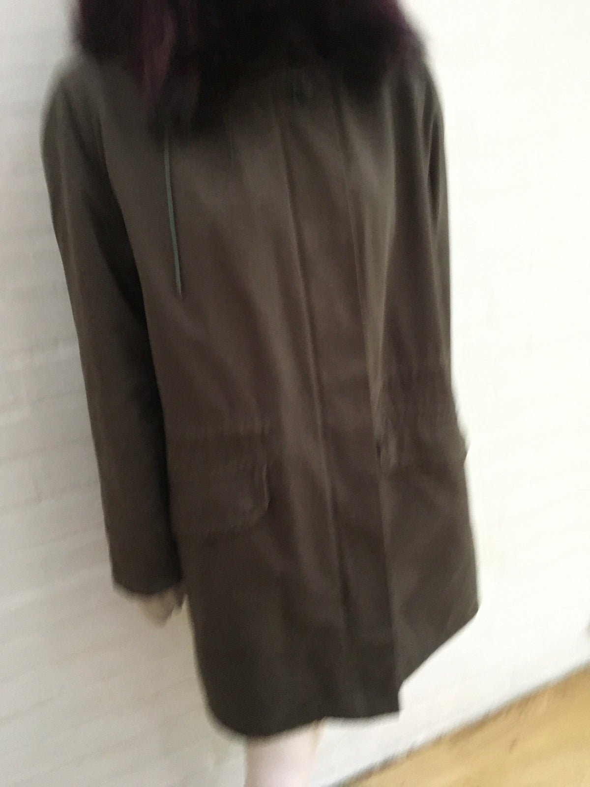 Yves Salomon Army Collection natural raccoon rabbit fur short jacket Sz F 34 XS Ladies