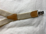 il gufo Kids Beige Elasticated Braces Suspenders One Size children