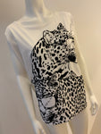 Stella McCartney Velvet Leopard T shirt Size I 40 UK 8 US 6 S small ladies