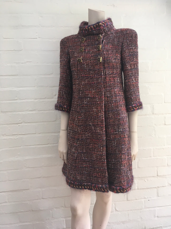 CHANEL PRE-FALL 11A PARIS BYZANCE COAT JACKET GOLD $9.8K F 36 UK 8 ladies