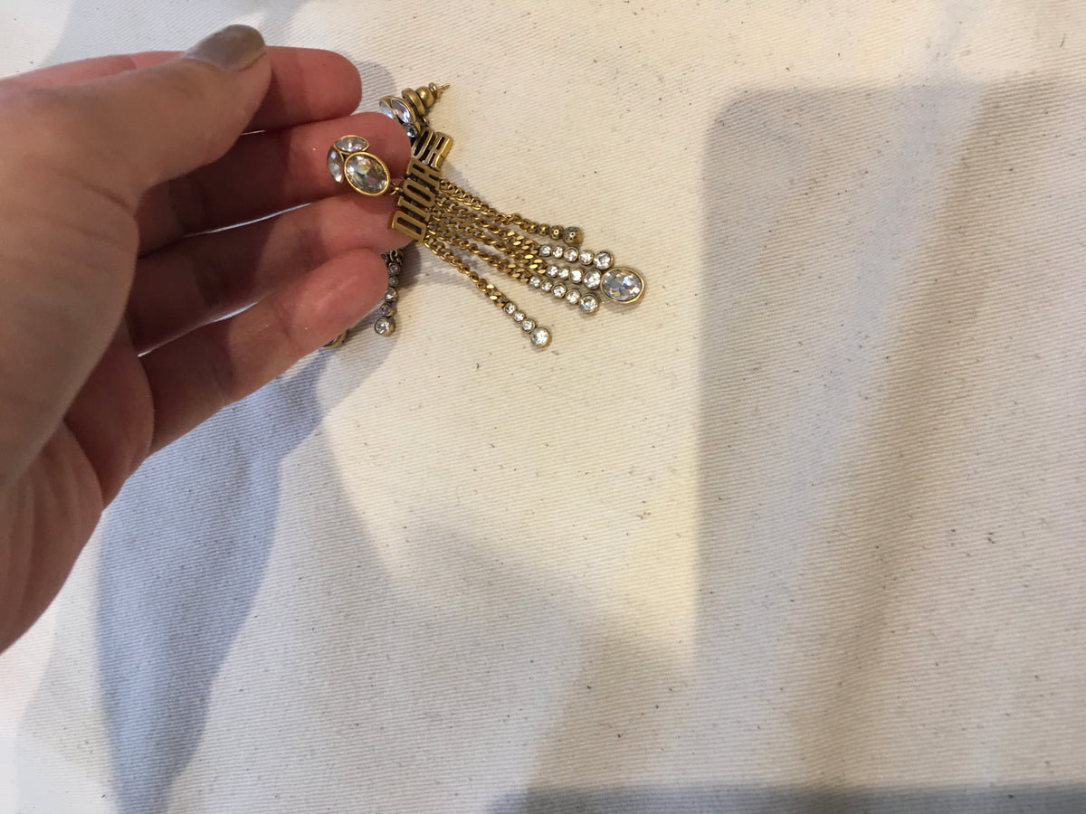 Christian Dior Dior Dio(r)evolution Chain Drop Earrings ladies