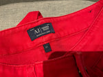 Armani Jeans Red Denim Jeans Pants Trousers Size 31 ladies