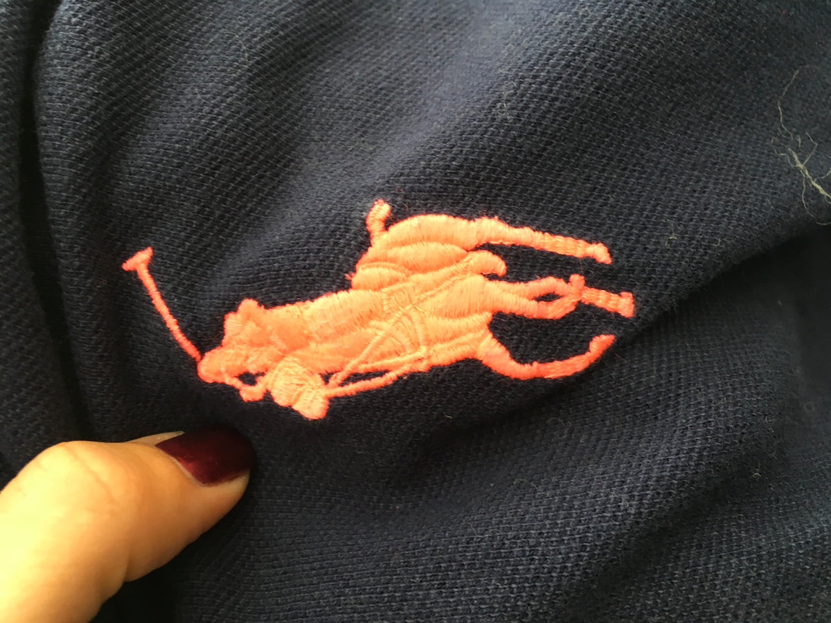 Ralph Lauren Polo Big Pony Girl’s Navy Dress Size M 8-10 Years Children