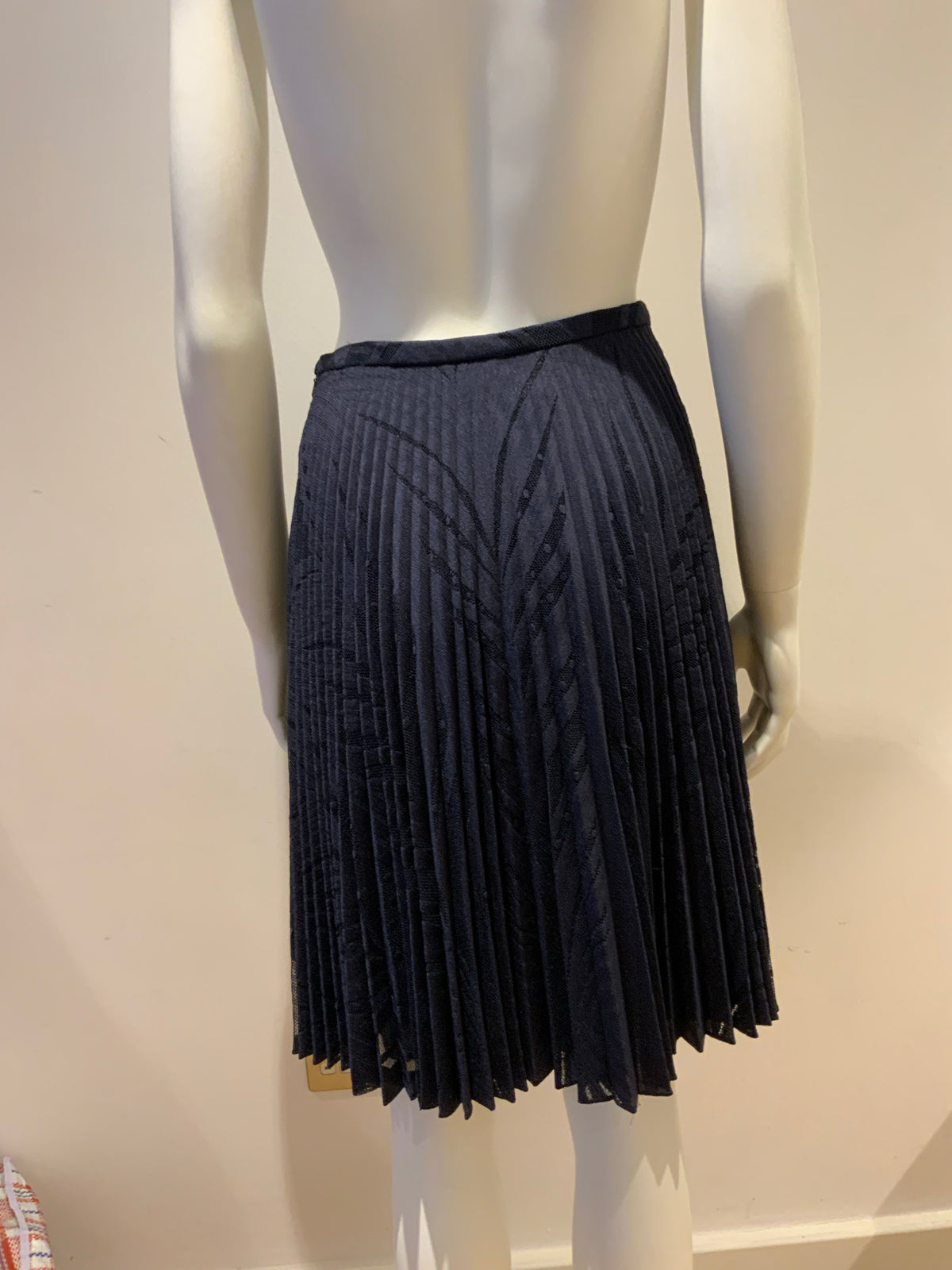 Reiss Women's Blue Navy Kent Pleated Skirt Size UK 8 US 4 ladies