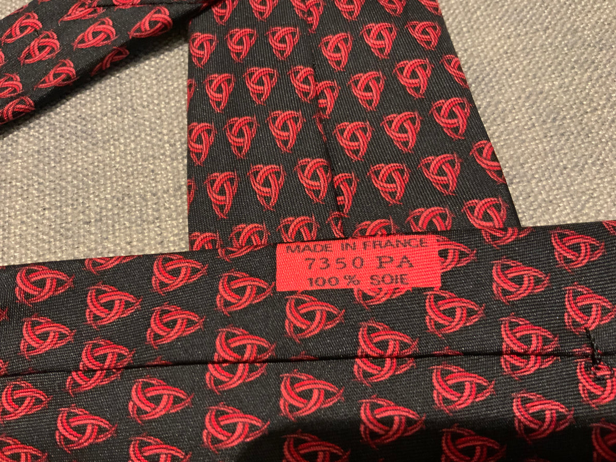 Hermès HERMES Paris Made in France Knot Pattern 7350 PA Silk Tie men