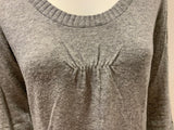 Lounge Lover Grey Cashmere and Synthetic Blend Oversized Jumper Sweater Size S ladies