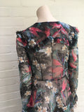 Philosophy di Lorenzo Serafini Sheer Lace-Accented Maxi Dress  Ladies