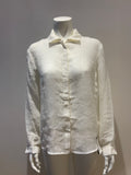 Le Kasha 2021 Linen Organic Shirt Blouse top Size S small ladies