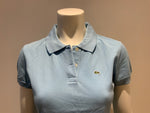 LACOSTE Light Blue Polo T shirt Size 42 ladies