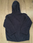 serendipity denmark organics fleeced navy hooded jacket size 7 years children