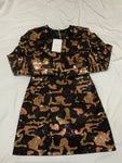 £3,940 SOLD OUT Balmain camouflage sequin Dress F 40 UK 12 US 8 ladies