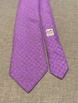 Hermès HERMES Paris Silk Purple Rope Print Tie 5561 MA 100% AUTHENTIC Men
