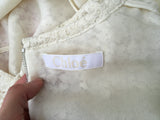 Chloé Chloe lace blouse shirt top Size F 38 UK 10 US 6 Ladies