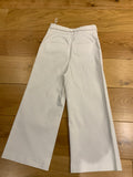 RED VALENTINO BRAIDED WAIST CROPPED PANTS TROUSERS SIZE I 38 UK 6 US 2 ladies