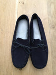 Papouelli London ELLERY Suede Shoes Loafers Moccasins Size 37 Boys Children