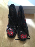 MM6 Maison Margiela Floral-jacquard high-top sneakers Trainers 39 US 9 UK 6 ladies