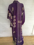 KISSHOTEN Purple Queen silk kimono Made in Japan ladies