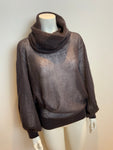 VANESSA BRUNO PARIS TURTLENECK JUMPER SWEATER SIZE 1 S Small LADIES