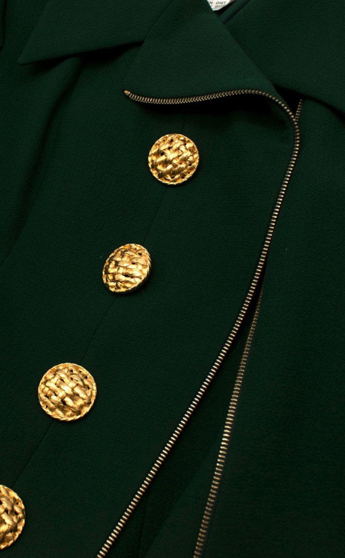 Chanel 1990’s green skirt suit Size F 44 ladies