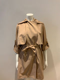 Carven beige double breasted trench coat in Natural Size F 34 UK 6 US 2 ladies