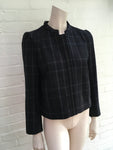 Vanessa Bruno Athé Wool Blend Checked Short COAT JACKET Ladies