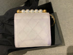 CHANEL Iconic Quilted Chic Pearls Crossbody Bag Quilted Goatskin Mini Bag ladies