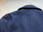 PETIT BATEAU Boys' Navy Blue Wool Double Breasted Peacoat Coat Size 8 years children