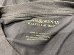 RALPH LAUREN Denim & Supply Blue Distressed T shirt SIZE S small ladies