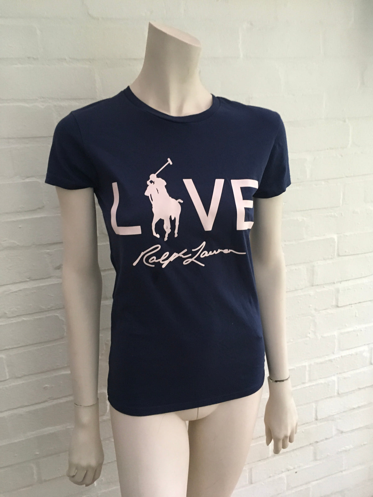 Ralph Lauren Pink Pony Love Graphic T-Shirt Ladies