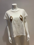 JASMINE DI MILO RUNAWAY COUTURE BEADEE TEE TOP T SHIRT SIZE M MEDIUM ladies