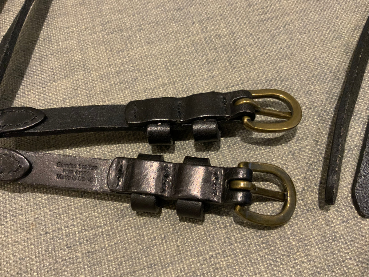 Rugby Ralph Lauren Genuine Leather Multi Black Belt size M medium ladies