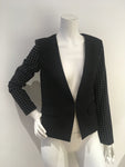 MICHAEL Michael Kors Black Studded Blazer SIZE US 4 UK 8 s small ladies