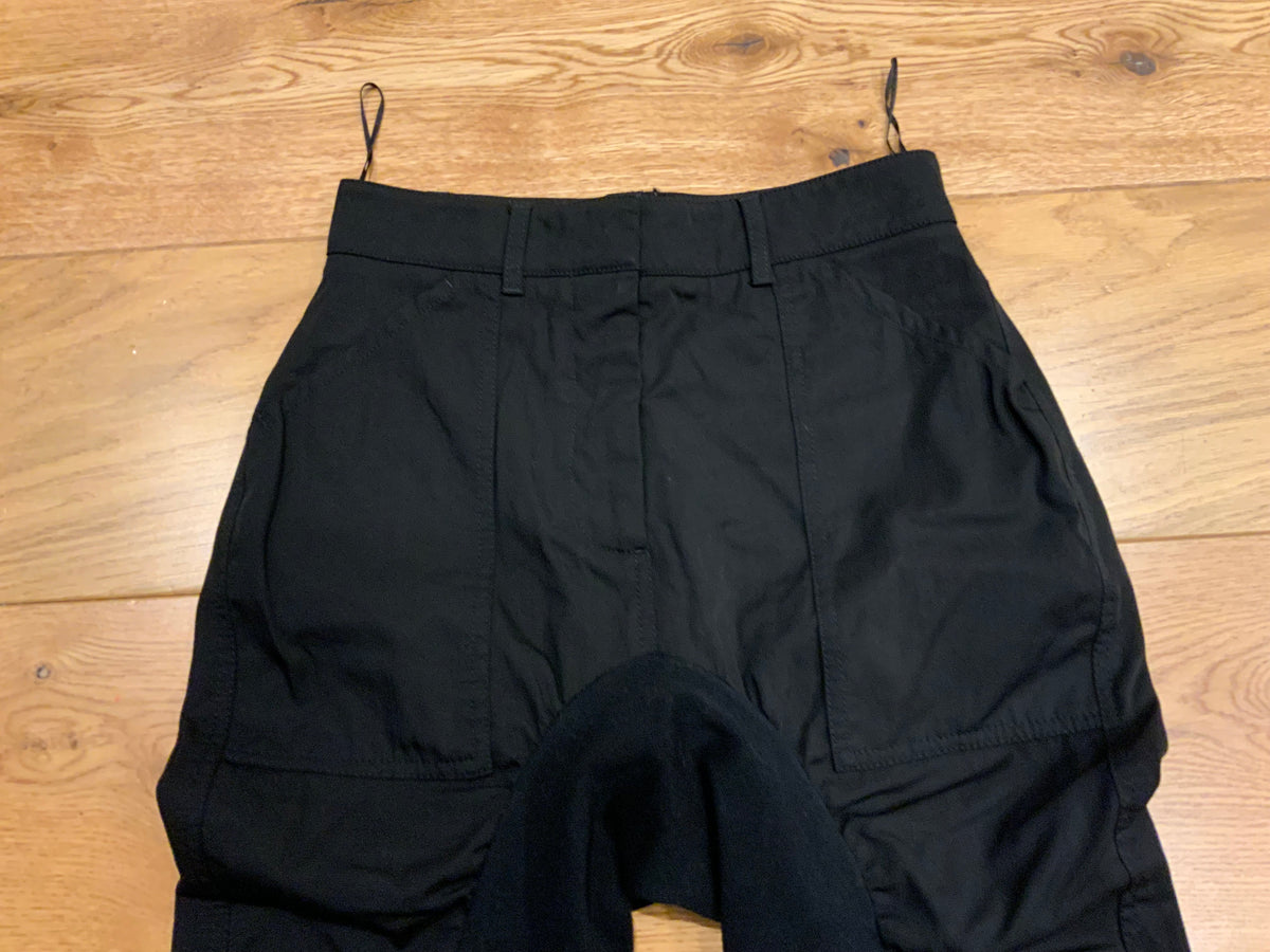 Stella McCartney Tina ruched-leg cropped trousers pants Size I 34 UK 4 US 0 ladies