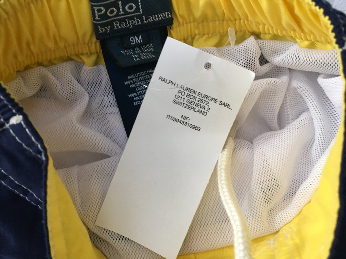 Ralph Lauren Polo Boys' Swim Shorts Truck Swimwear 9 month Children