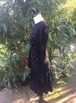 Chanel 2014 THE Little Black Cashmere Mohair Sweater Dress- Pearls Galore Size F 40 Ladies