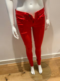 Ralph Lauren Red Skinny Jeans Denim Pants Size 25 ladies