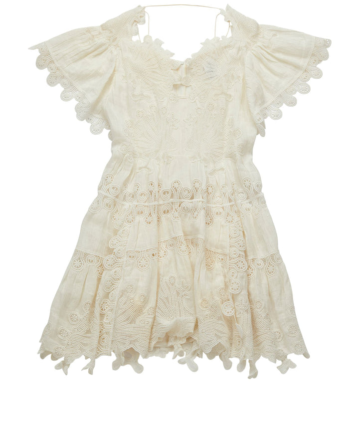 Chloe Linen Runaway Collection Dress Size F 38 ladies