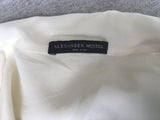 Alexander McQueen Pussy Bow Silk Blouse Top 2016 Collection Size I 38 XS Ladies