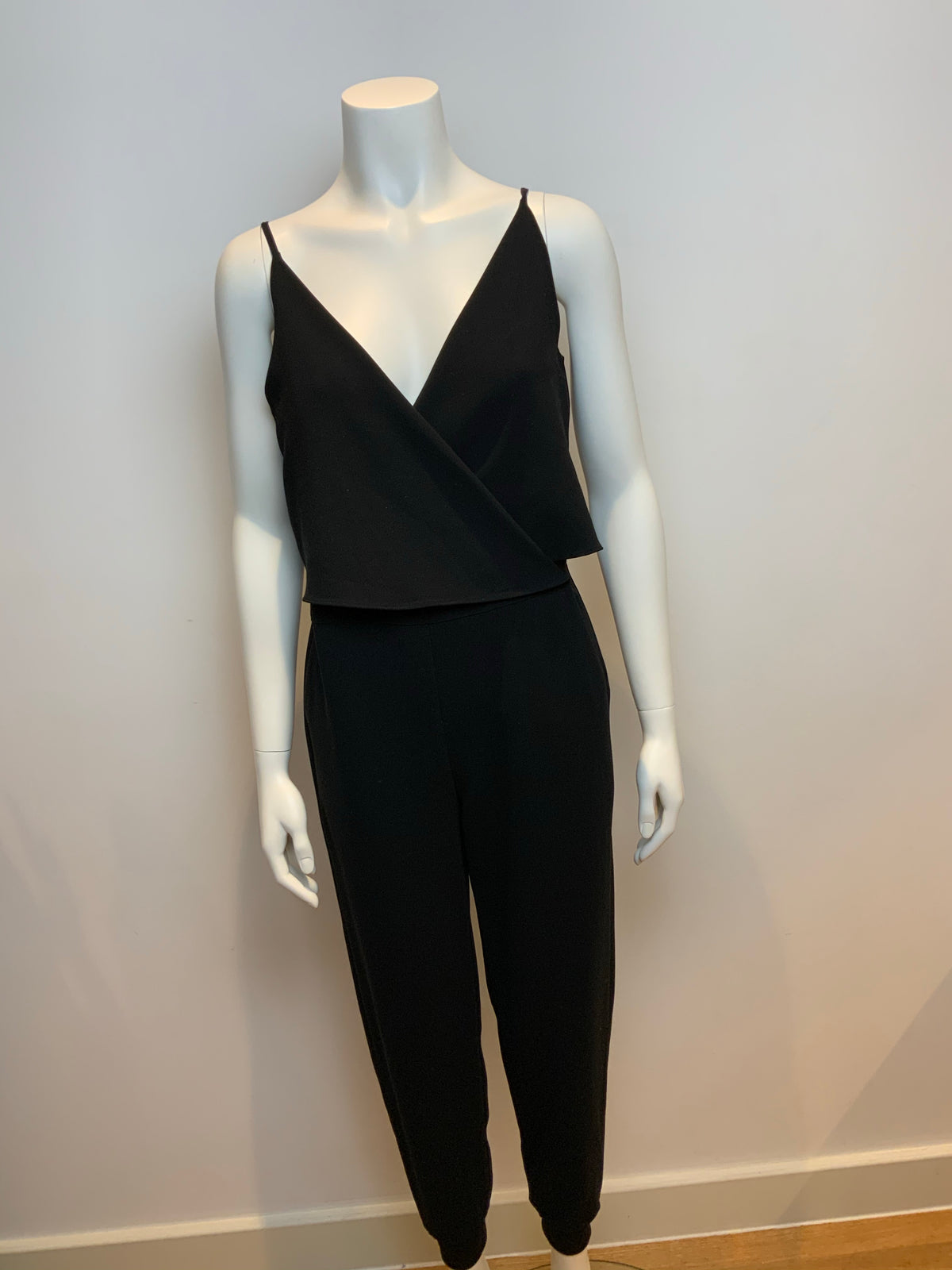 THEORY Odila crepe jumpsuit black  Size US 4 UK 8 S SMALL  ladies